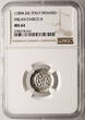 Italy - Milan Denaro Scodellato 1004-1024 Henry II (Enrico II) NGC MS 64