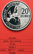 Belgium 20 Euro 2007 Hergé (creator of Tintin) PP
