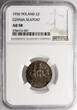 Poland 2 Zlote 1936 Sailing Ship NGC AU 58