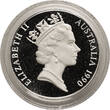 Australia 10 Dollars 1990 Cockatoo - Piedfort / Piefort PP