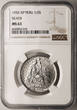 Peru 1/2 Sol 1935 NGC MS 63