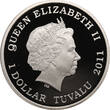 Tuvalu 1 Dollar 2012 Orangutan - colorized PP