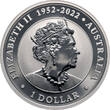 Australia 1 Dollar 2022 P Kookaburra Colorized / World Money Fair 2023 St