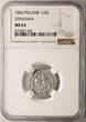 Poland / Lithuania, Zygmunt I Stary 1/2 Groschen 1526 Top Pop!! NGC MS 63