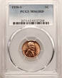 USA Lincoln Cent 1938 S San Francisco PCGS MS 63 RD