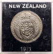 New Zealand 1 Dollar 1971 Introduction of decimal currency fast St