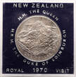 New Zealand 1 Dollar 1970 James Cook