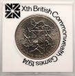 New Zealand 1 Dollar 1970 X Commonwealth Games, Christchurch fast St