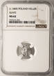 Silesia (Schlesien). Klodzko (Glatz) Heller 1457-1465 George of Podiebrad NGC MS 62