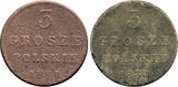 Poland. The Congress Kingdom 3 Polish Grosze 1829 FH, 1830 F-H NIcholas I schön
