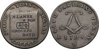 Great Britain, Bath, Somerset Farthing Token SPICES TEAS SUGARS COFFEES -