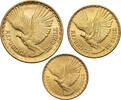 Chile, Republic 2, 5, 10 Centavos 3 pcs. -