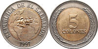 El Salvador 5 Colones -