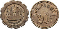 France 20, 30 Centimes Amusement Tokens -