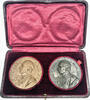 Belgium Set of 2 medals death of Cardinal Desiré Felicien François Joseph Mercier -