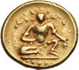 India. Vijayanagar, Tuluva 1/2 Pagoda -
