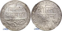 India - Mewar Rupee Fatteh Singh 1884-1930 -