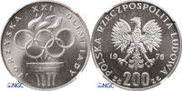 Poland 200 Zlotych XXI Olimpics, Montreal -