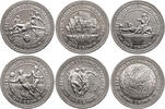 Isle of Man Set 6 x Crown XIII World Cup - Mexico 1986 -