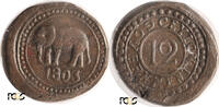 Ceylon, British Colony 1/12 Rixdollar 39,60 g. -