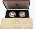 Ethiopia Proof Set of 10 and 25 Birr World Wildlife Conservation -