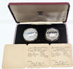 Oman Proof Set of 2 1/2 and 5 Rials World Wildlife Conservation -