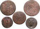 Brazila Copper coins set 5 pcs. -
