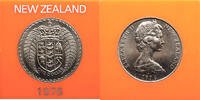 New Zealand 1 Dollar Introduction of decimal currency -
