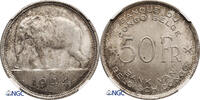 Belgian Congo 50 Francs elephant -