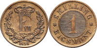 Denmark, Frederik VII 1 Skilling Rigsmont -