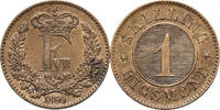 Denmark, Frederik VII 1 Skilling Rigsmont -