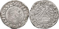 East Prussia/ Preussen, Herzogtum (Ostpreussen) Groschen Albrecht Hohenzollern 1525-1568 -