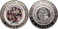 Congo, Democratic Republic 5 Francs Queens of Belgium -