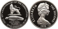 Ascension Island 1 Crown 25th anniversary of Queen Elizabeth's coronation -