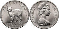 Isle of Man 1 Crown Manx Cat -