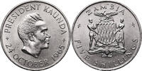 Zambia 5 Shillings 1st Anniversary of Independence -