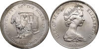 Isle of Man 1 Crown Centennial of the Horse Tram -