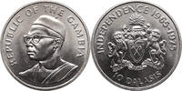 Gambia 10 Dalasis 10th Anniversary of Independence -