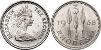 Rhodesia 3 Pence -