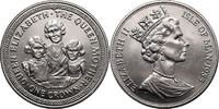 Isle of Man 1 Crown 85th Birth Anniversary of the Queen Mother -