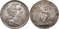 France, Louis XV Silver Corporation Jeton Horlogers de Paris -