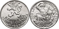 Czechoslovakia 100 Korun 700th anniversary of Jihlava Mining Privileges -