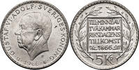 5 Kronor 1966 Sweden 100th Anniversary of Constitutional Reform fast St