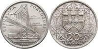 Portugal 20 Escudos Opening of the Salazar Bridge -