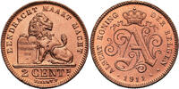 Belgium 2 Centimes DER BELGEN -