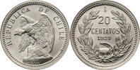 Chile, Republic 20 Centavos Condor -