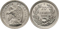 Chile, Republic 20 Centavos Condor -