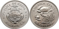 Costa Rica 50 Colones Green Turtles -