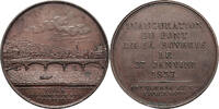 Belgium, Liege, Leopold I Medal Inauguration of the Boverie Bridge -
