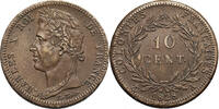 French Colonies, Charles X 10 Centimes for Guiana -